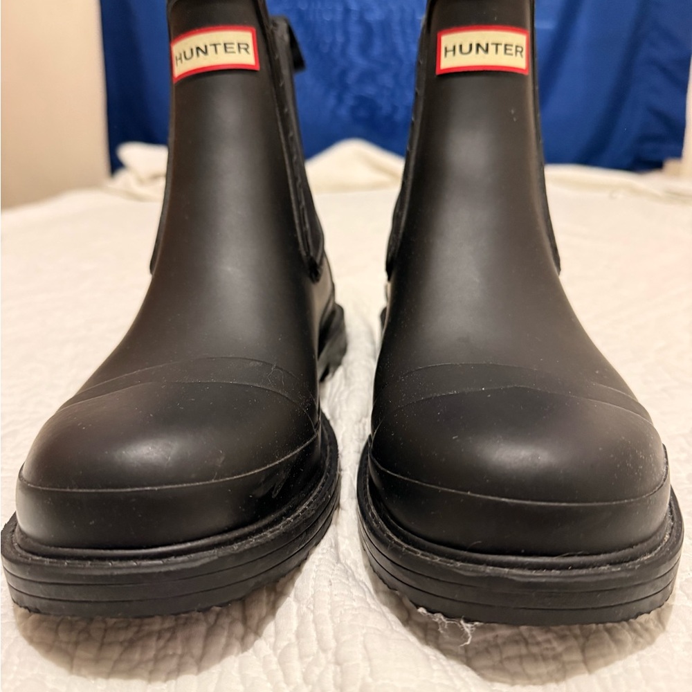 Hunter Classic Black Chelsea Boots